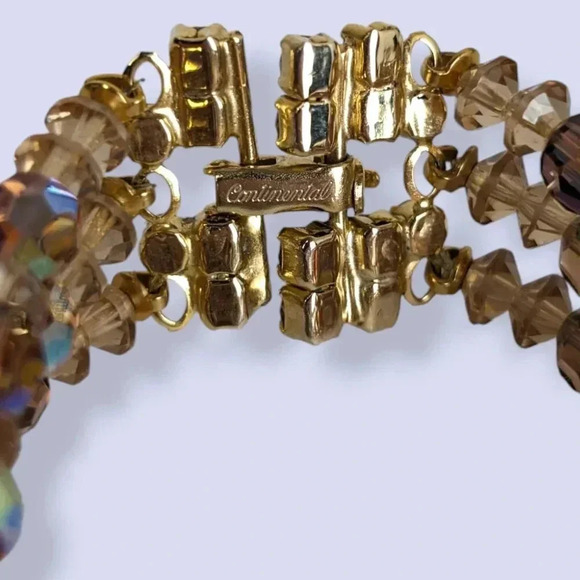 🍁Vintage Continental AB Crystal Bracelet - Picture 3 of 4